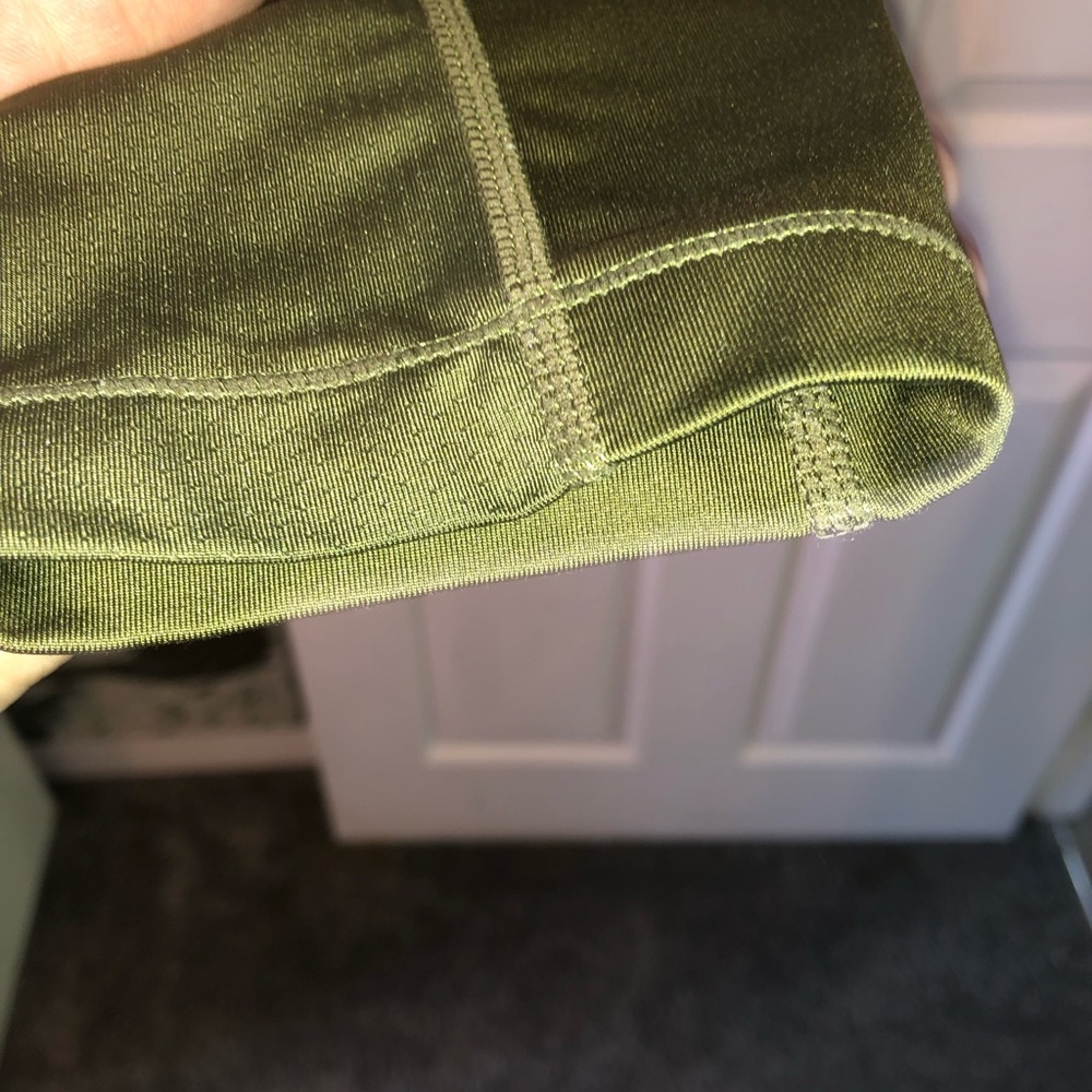 NIKE PRO khaki leggings size UK M - Picture 8 of 11